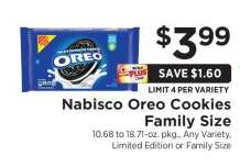 Nabisco Oreo Cookies Family Size