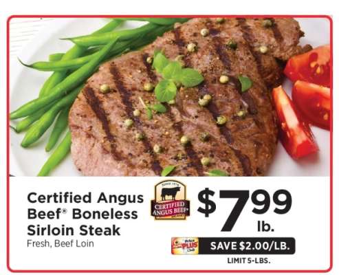 Certified Angus Beef Boneless Sirloin Steak