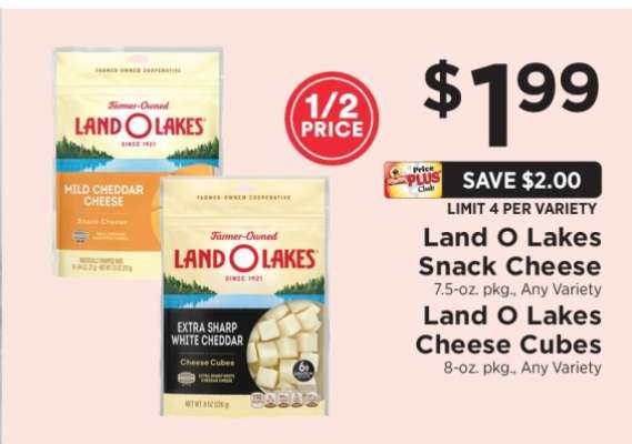Land O Lakes Snack Cheese