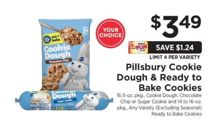 Pillsbury Cookie Dough & Ready to Bake Cookies