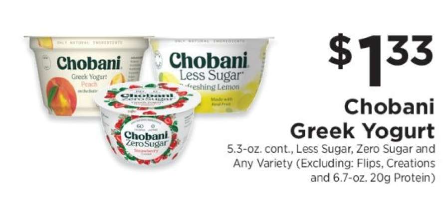 Chobani Greek Yogurt