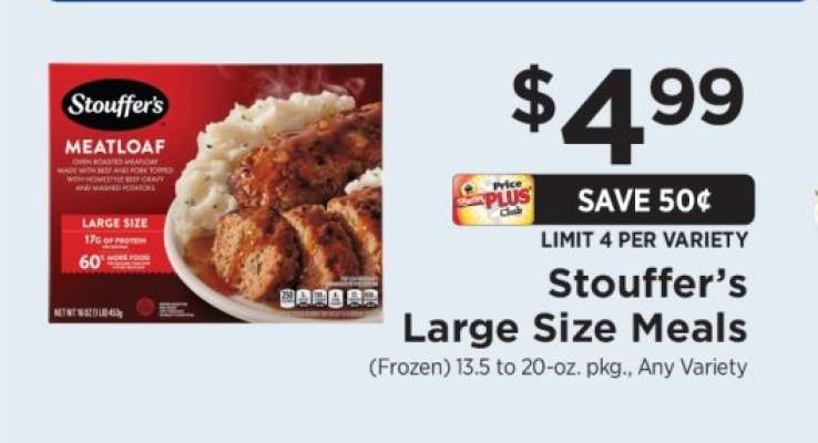 Stouffer's Large Size Meals