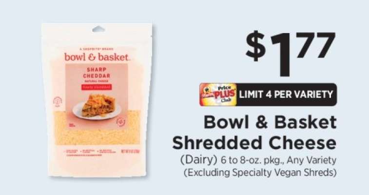 Bowl & Basket Shredded Cheese