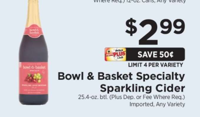 Bowl & Basket Specialty Sparkling Cider