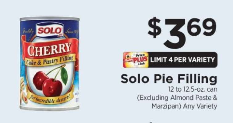 Solo Pie Filling