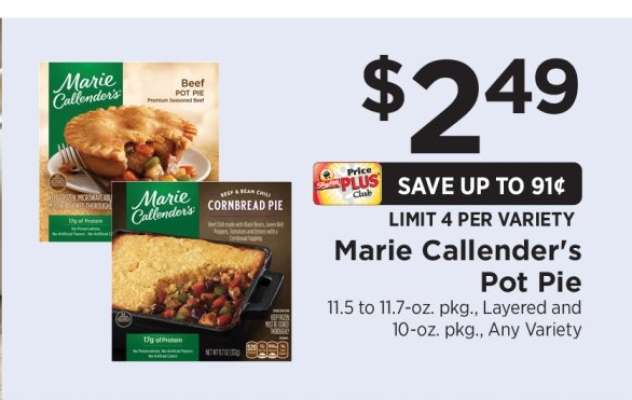 Marie Callender's Pot Pie