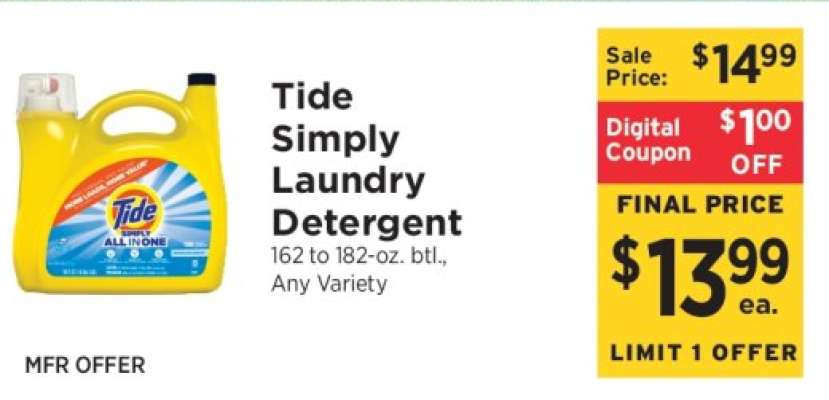 Tide Simply Laundry Detergent
