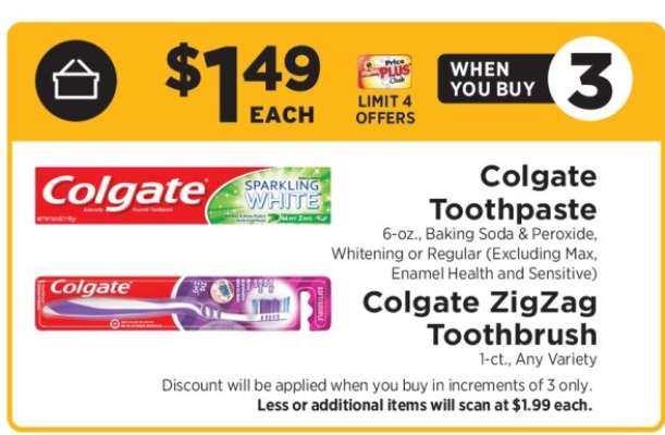 Colgate Toothpaste and Colgate ZigZag Toothbrush