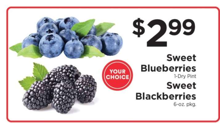 Sweet Blueberries or Sweet Blackberries