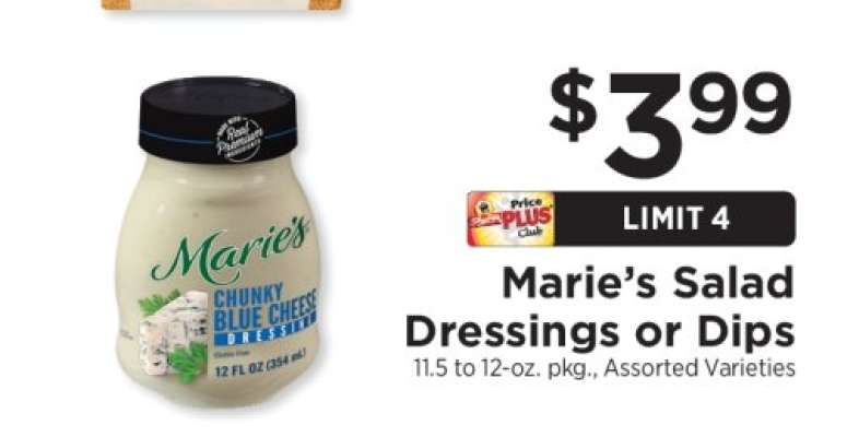 Marie's Salad Dressings or Dips