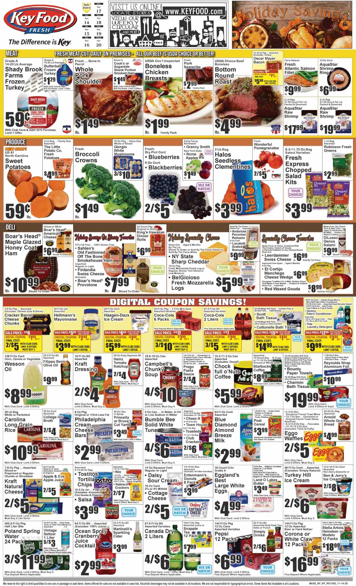 Key Food ad - 11/14/2025 - 11/20/2025. Page 1