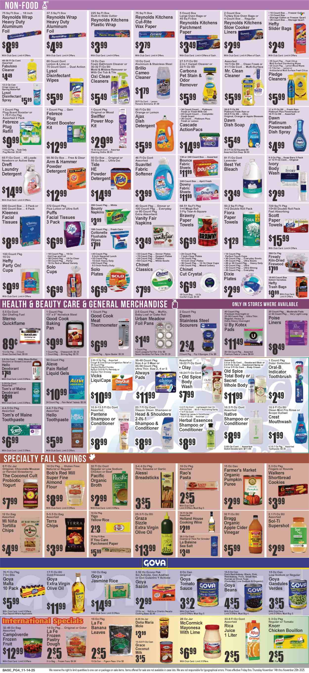 Key Food ad - 11/14/2025 - 11/20/2025. Page 5