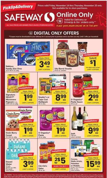 Safeway Flyer - 11/14/2025 - 11/20/2025.