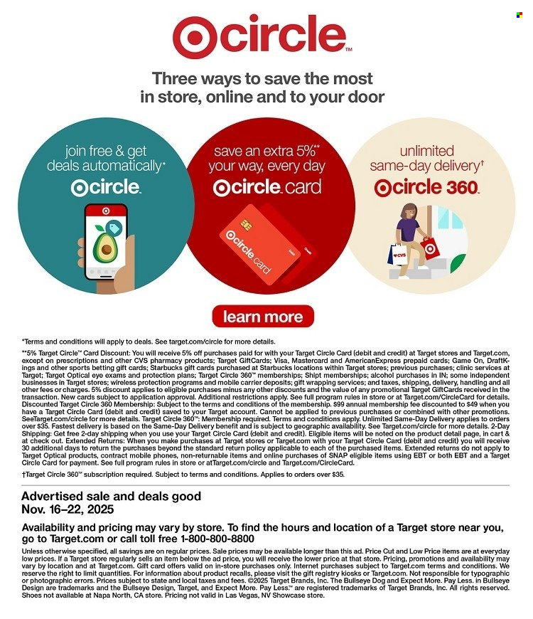 Target ad - 11/16/2025 - 11/22/2025. Page 51