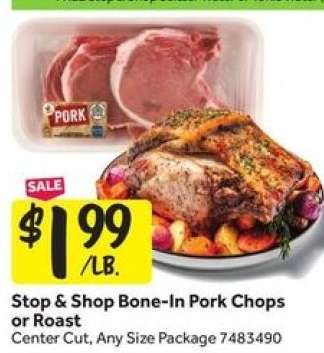 Stop & Shop Bone-In Pork Chops or Roast