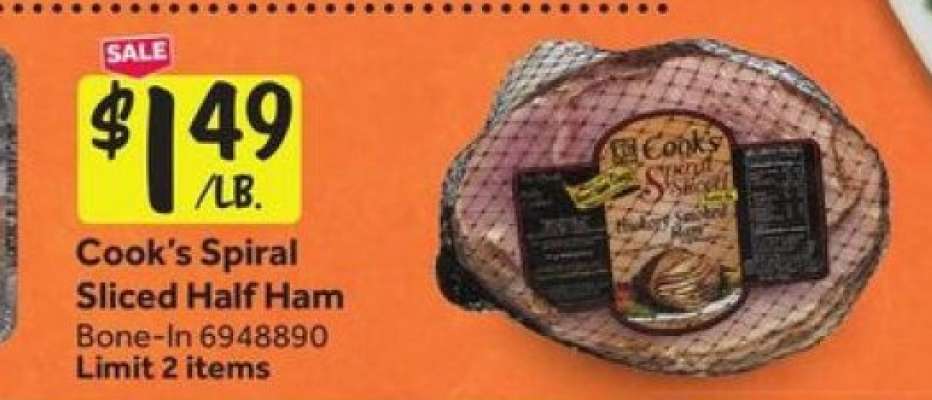 Cook's Spiral Sliced Half Ham