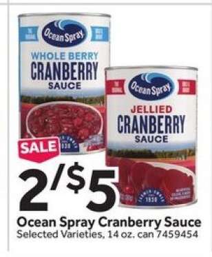 Ocean Spray Cranberry Sauce