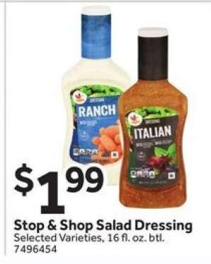 Stop & Shop Salad Dressing
