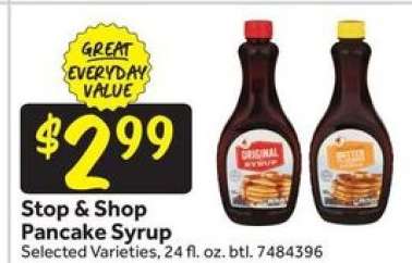 Stop & Shop Pancake Syrup