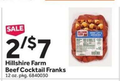 Hillshire Farm Beef Cocktail Franks