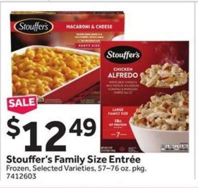 Stouffer's Family Size Entrée