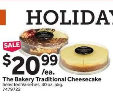 The Bakery Traditional Cheesecake