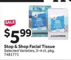 Stop & Shop Facial Tissue