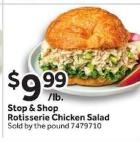 Stop & Shop Rotisserie Chicken Salad