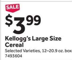 Kellogg's Large Size Cereal
