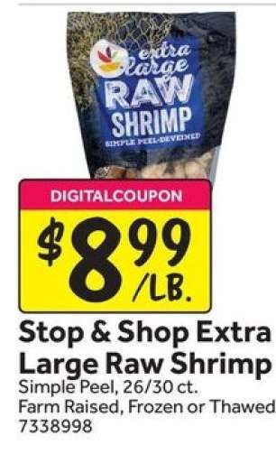 Stop & Shop Extra Large Raw Shrimp