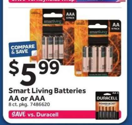 Smart Living Batteries AA or AAA