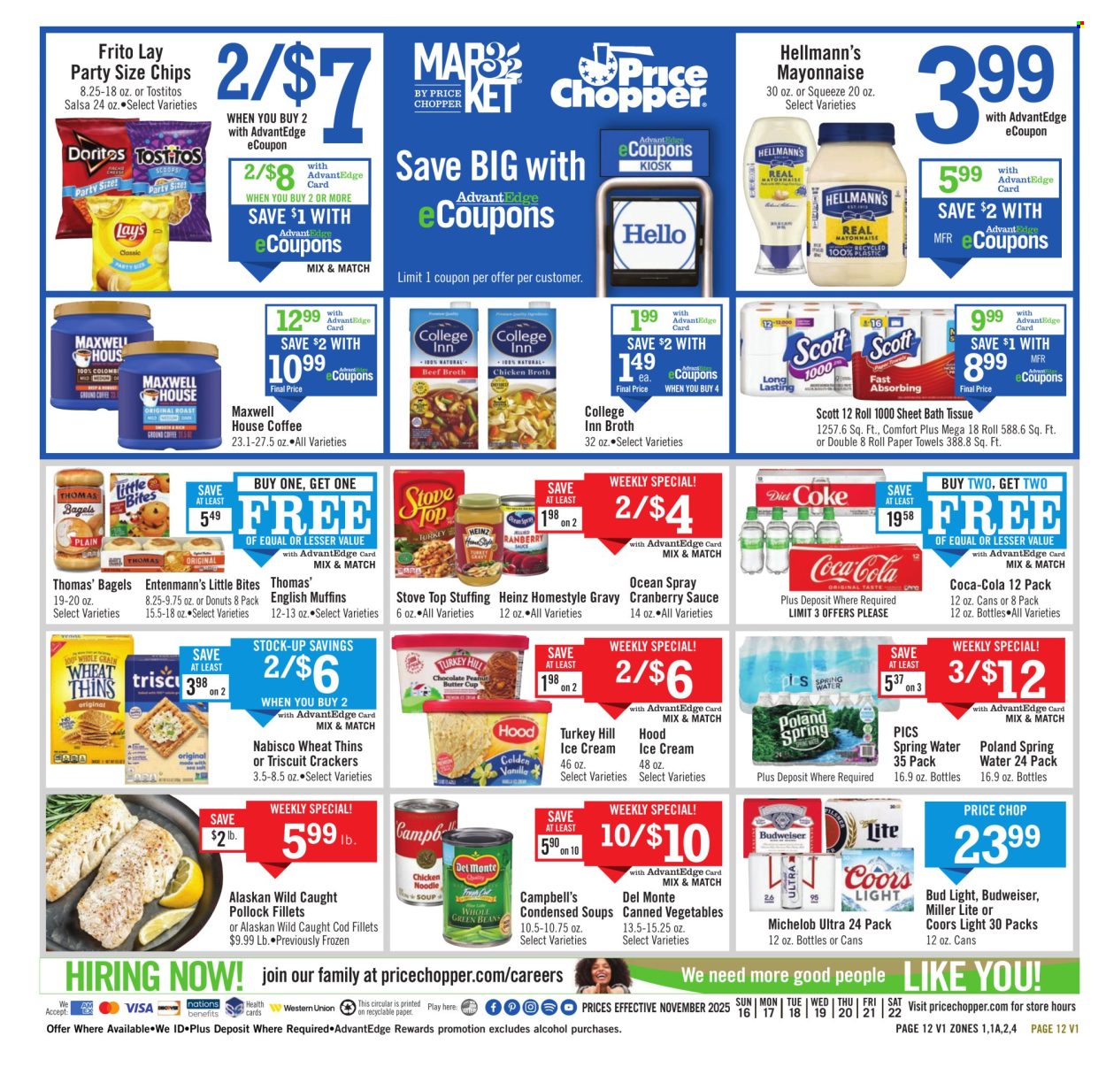 Price Chopper ad - 11/16/2025 - 11/22/2025. Page 12