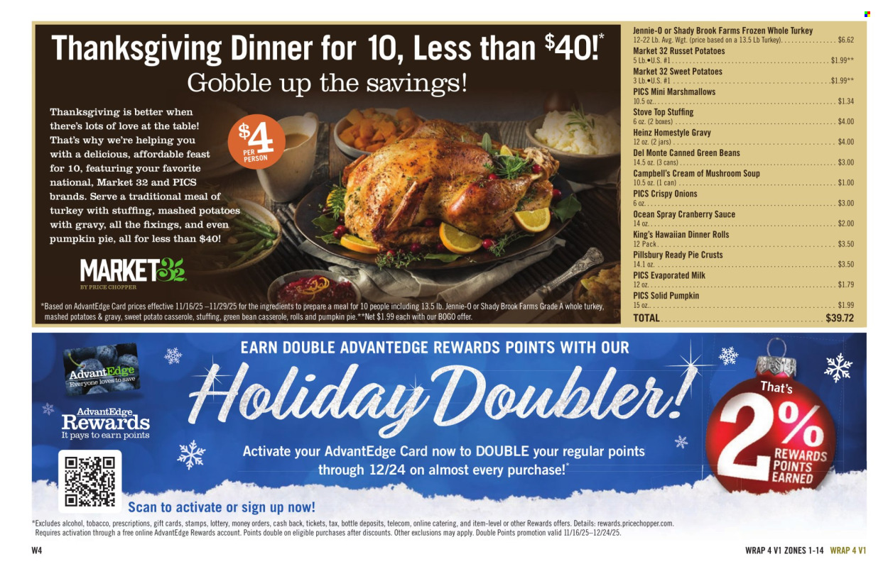 Price Chopper ad - 11/16/2025 - 11/22/2025. Page 16