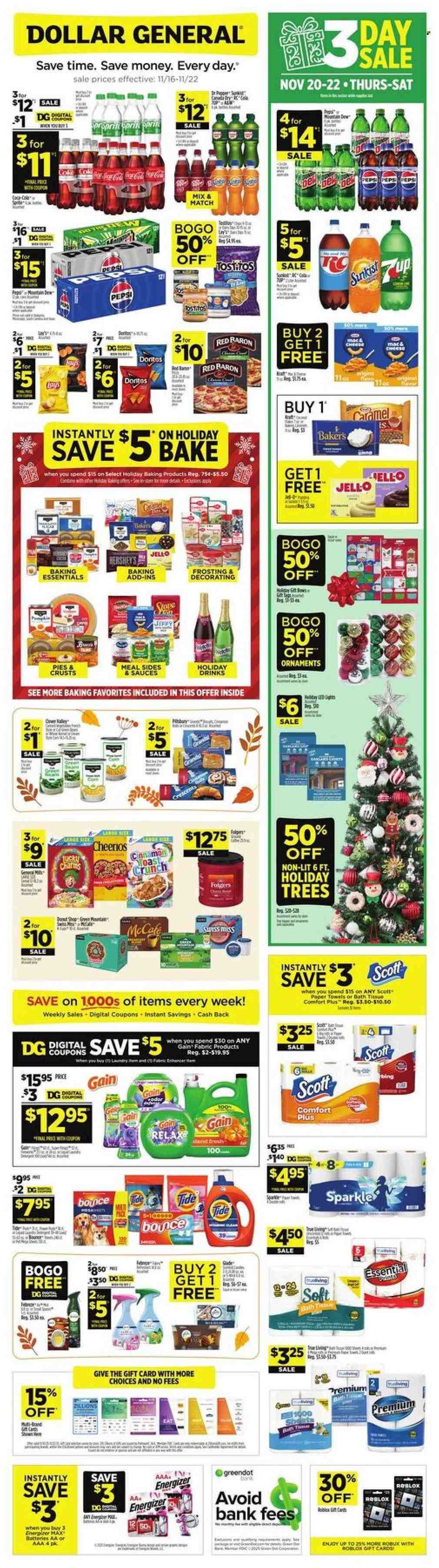 Dollar General ad - 11/16/2025 - 11/22/2025. Page 1