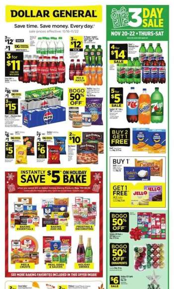 Dollar General Flyer - 11/16/2025 - 11/22/2025.