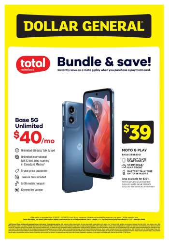 Dollar General Flyer - 11/16/2025 - 12/20/2025.