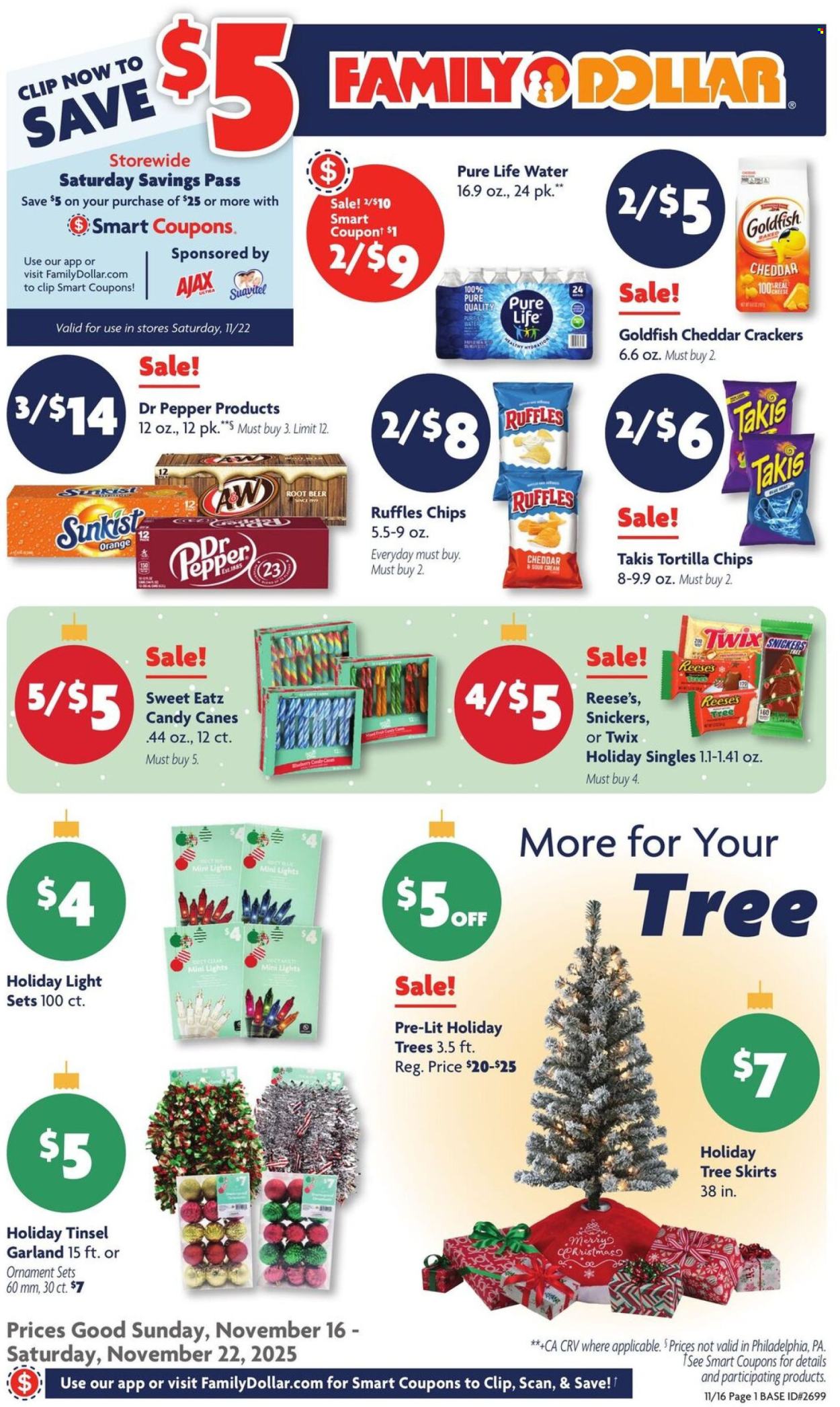 Family Dollar ad - 11/16/2025 - 11/22/2025. Page 1