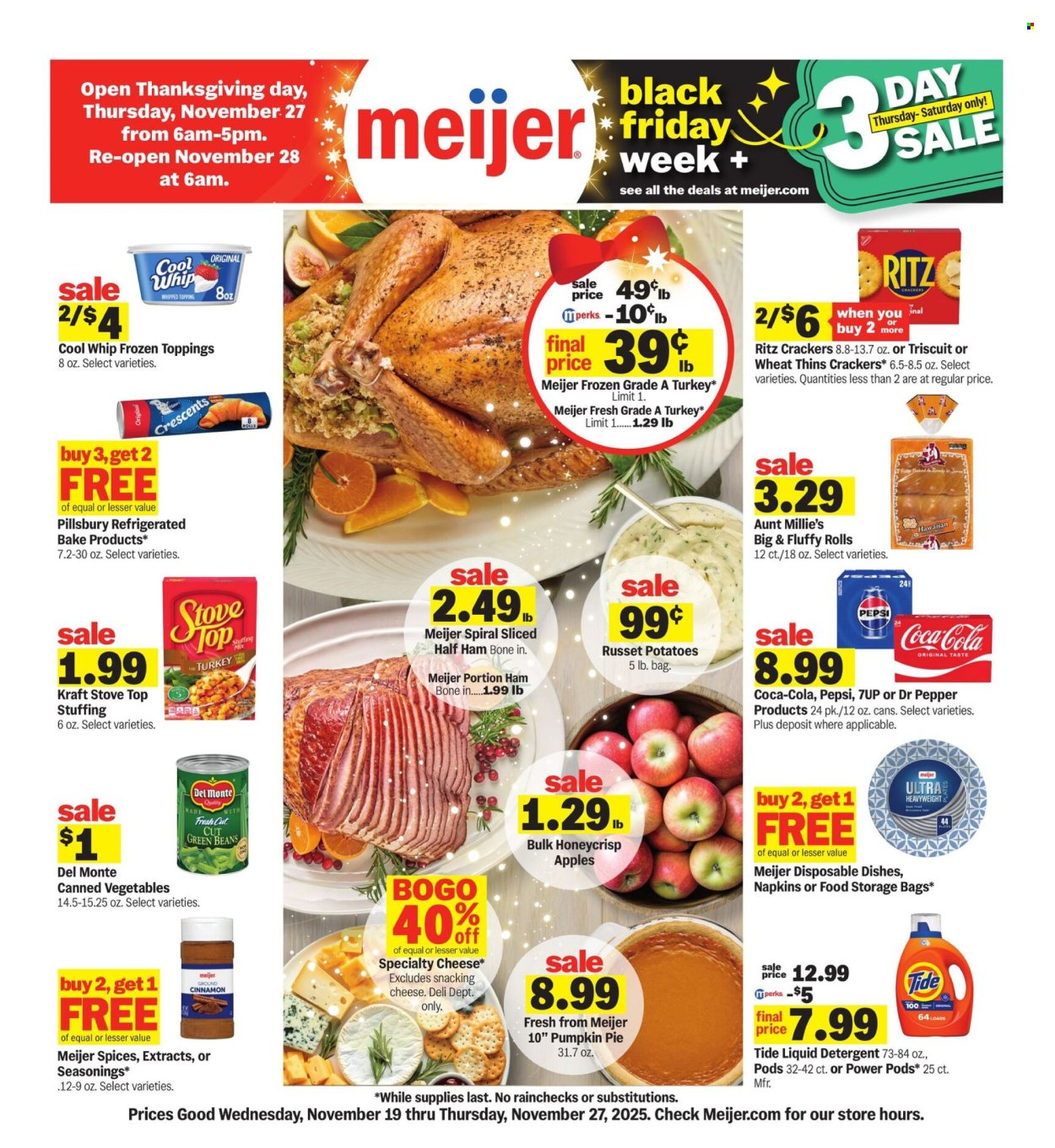 Meijer ad - 11/19/2025 - 11/25/2025. Page 1