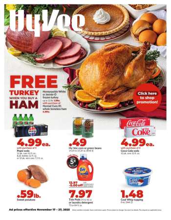 Hy-Vee Flyer - 11/17/2025 - 11/27/2025.