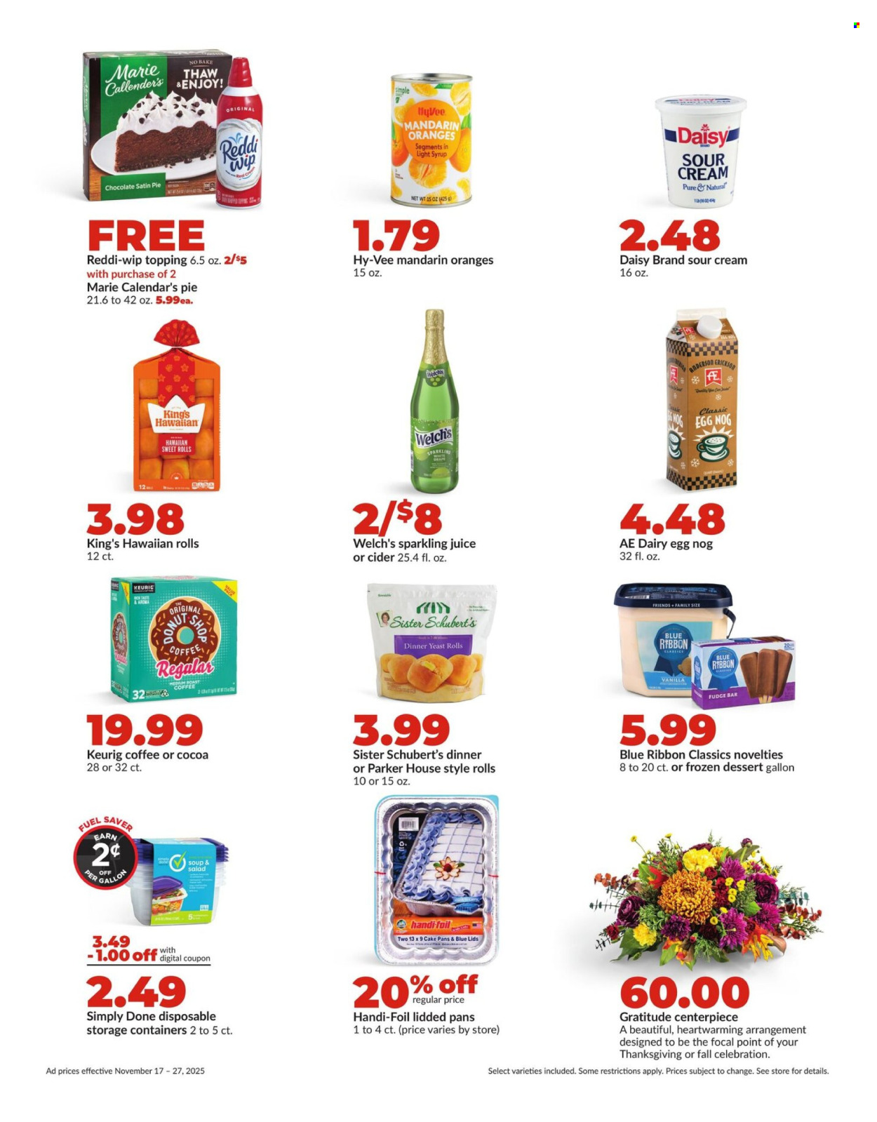 Hy-Vee ad - 11/17/2025 - 11/27/2025. Page 8