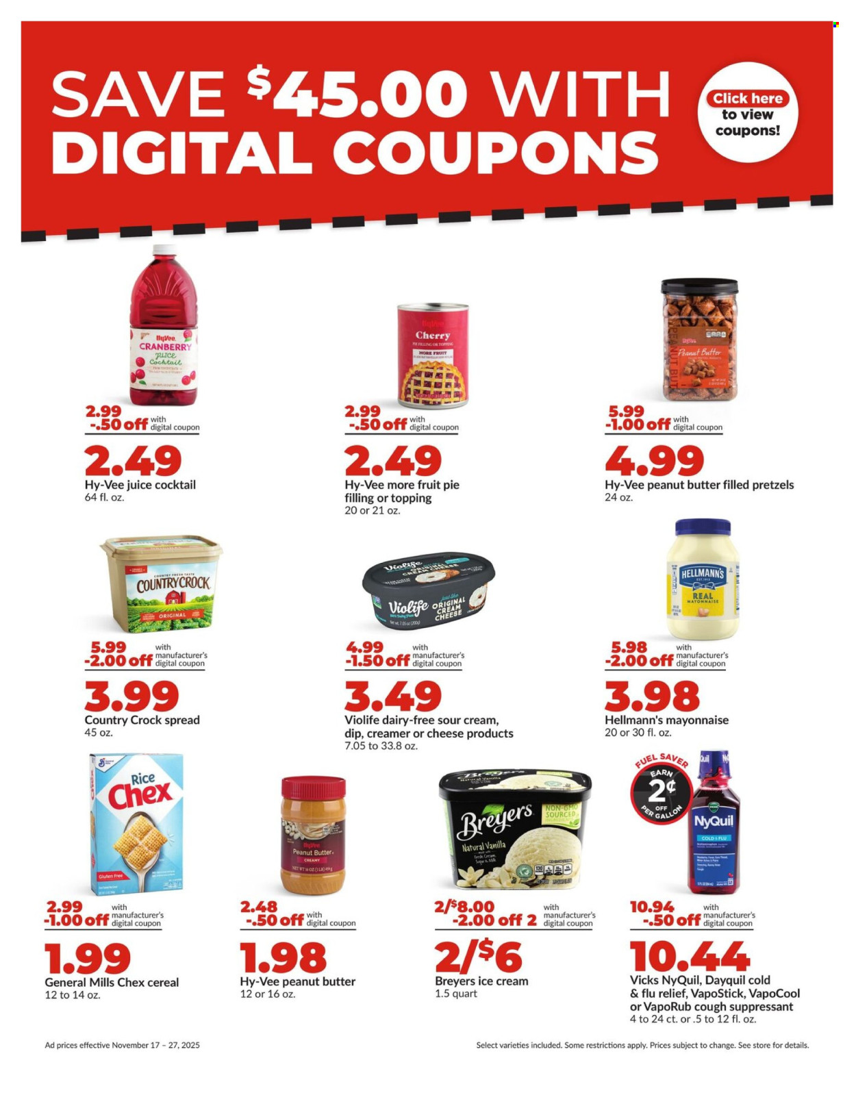 Hy-Vee ad - 11/17/2025 - 11/27/2025. Page 15