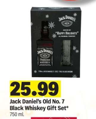 Jack Daniel's Old No. 7 Black Whiskey Gift Set*