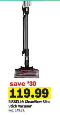 BISSELL CleanView Slim Stick Vacuum