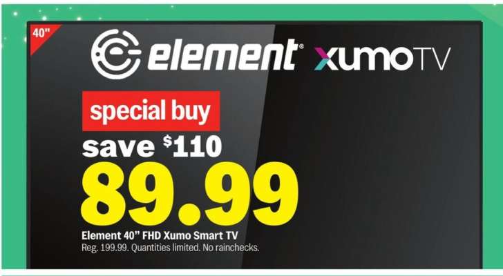 Element 40" FHD Xumo Smart TV