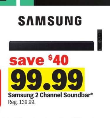 Samsung 2 Channel Soundbar
