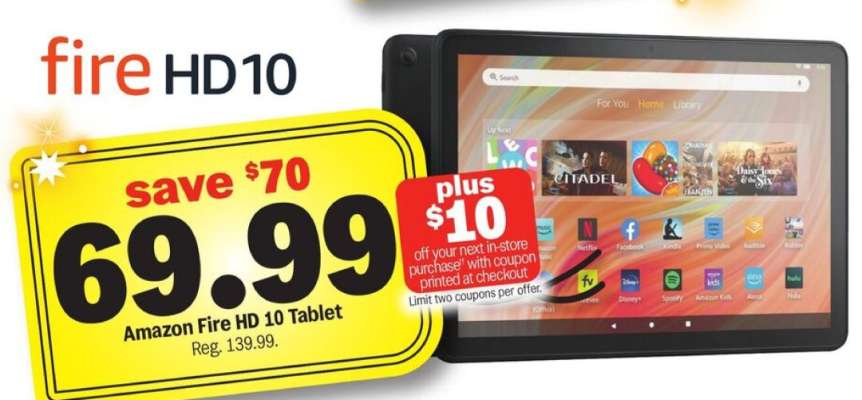 Amazon Fire HD 10 Tablet*