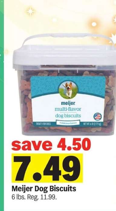 Meijer Dog Biscuits