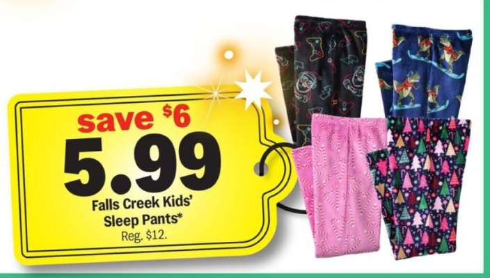 Falls Creek Kids’ Sleep Pants