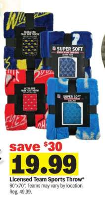 Licensed Team Sports Throw