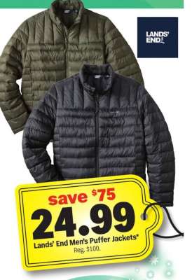 Lands' End Men's Puffer Jackets